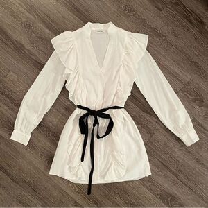 Mlm Label Miller Ruffle Shirtdress